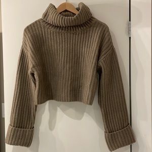 Dynamite knit Crop Top Chunky Sweater